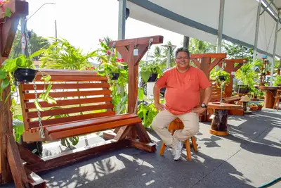 notícia: Empreendedor transforma o que a natureza descarta em arte e leva o Amapá para além das fronteiras na Expofeira 2026