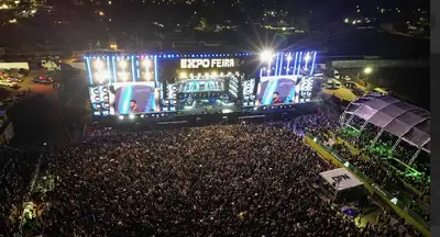 notícia: Expofeira 2026 na tela: shows são transmitidos ao vivo pelo YouTube