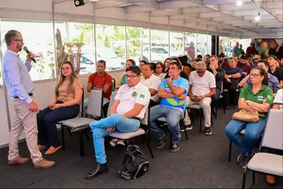 notícia:  Governo do Amapá realiza palestra sobre prevenção e combate à Vassoura-de-Bruxa da Mandioca na Expofeira 2026
