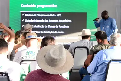 notícia: SDR e Embrapa debatem potencial do Café Robusta em ciclo de palestras na Expofeira 2026