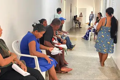 notícia: Da triagem ao exame: ação do Governo do Estado leva diferentes etapas da assistência para dentro da aldeia Kumarumã