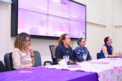 notícia: Governo do Amapá reúne imprensa e segurança pública contra violência às mulheres e meninas