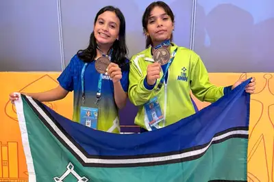 notícia: Time Amapá conquista primeiras medalhas nos Jogos Escolares Brasileiros 2026
