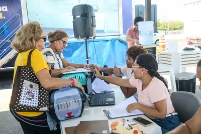 notícia: 'Achei a iniciativa excelente, principalmente pelos benefícios para os animais', diz tutora durante Mutirão de Castração 