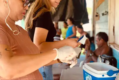 notícia: Após picada de cobra, paciente conclui tratamento em casa com o programa Dr. Teles do Governo do Amapá