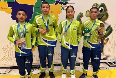 notícia: Amapá conquista mais medalhas e aumenta número de pódios nos JEBs 2026, em Brasília