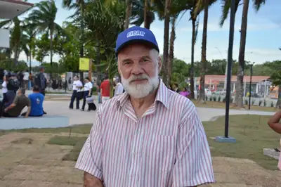 notícia: 'Fui hóspede do Macapá Hotel, e vê-lo revitalizado me lembra os bons tempos', diz curitibano na inauguração da praça do Parque Tecnológico do Amapá