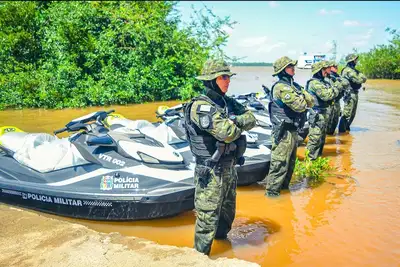 notícia: Governador Clécio reforça segurança pública com 21 novas motos aquáticas: ‘Governo do Amapá à frente do crime’